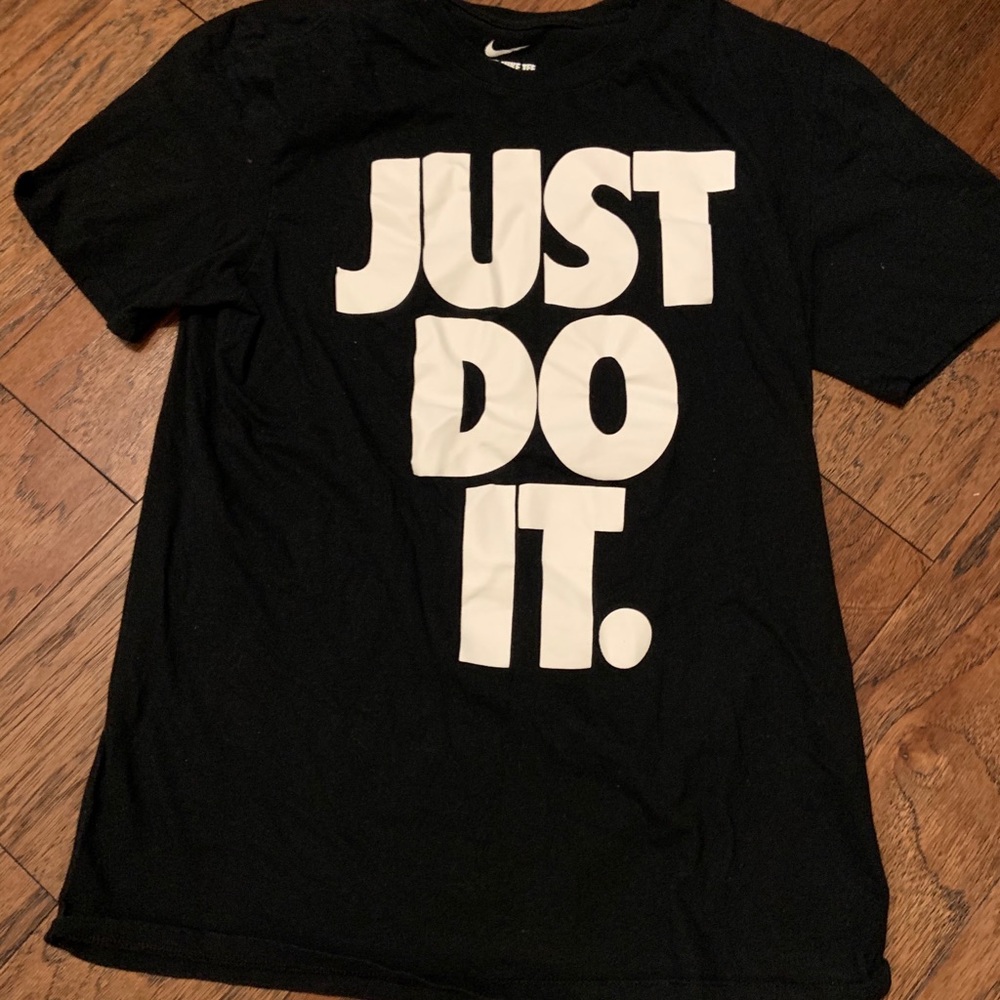 “Just Do It” Nike Black Tee